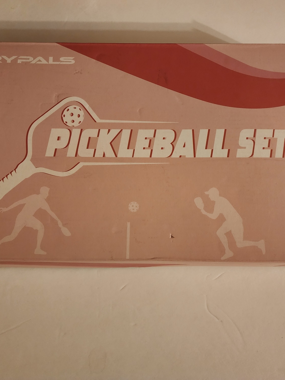 Pickleball Set Wall Art - Pink Graphic Print